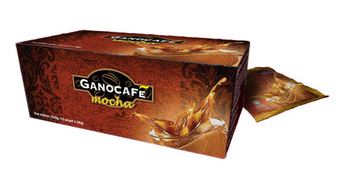 Value buy Gano Excel Mocha Coffee Ganoderma Lucidum Extract (1 Box = 15 sachets) (1x15)