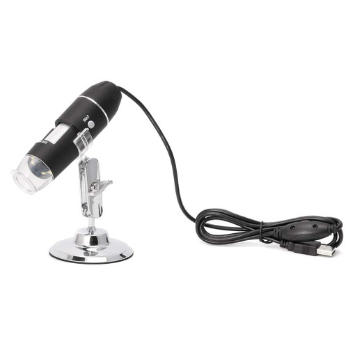 jackyee 1600X USB Digital Microscope Camera Endoscope 8Led Magnifier with Hold Stand