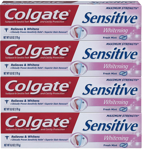 Colgate Sens Toothpst Pls Size 6z Colgate Maximum Strength Sensitive Plus Whitening Toothpaste