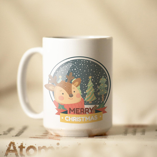 Snowball Mug, Christmas Mug, Ceramic Christmas mug 15oz Mug, Ceramic coffee mug, White Mug gift, Inspire quote mug, Mug gift box, Meme mug