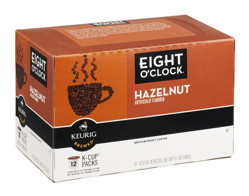 Eight O'Clock Keurig Brewed Coffee Hazelnut Medium Roast - 24 K Cups