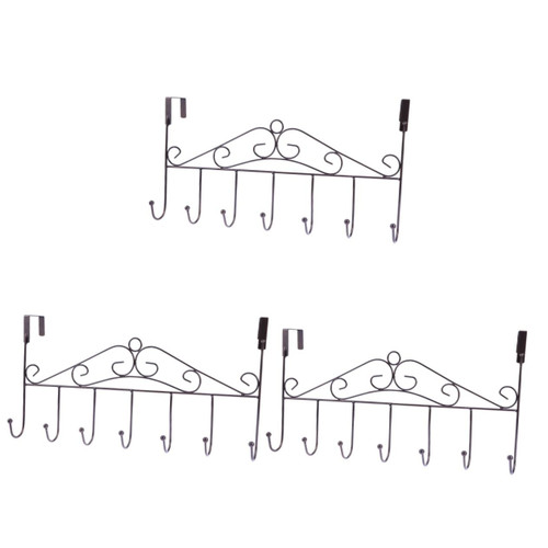 PRETYZOOM 3pcs 7 Coat Hangers Hat Hooks Coat Hooks Wall Mounted Clothes Hanger Over The Door Hanger Wall Mount Clothing Rack Hanger with 7 Hook Cloth Hanging Holder Over Door Hanger Hook up PRETYZOOM 3pcs 7 Coat Hangers Hat Hooks Coat Hooks Wall Mounted Clothes Hanger Over The Door Hanger Wall Mount Clothing Rack Hanger with 7 Hook Cloth Hanging Holder Over Door Hanger Hook up