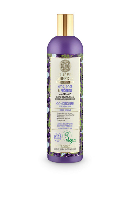 Natura Siberica Super Kedr Rose & Proteins Natural Conditioner 13.53 fl oz Natura Siberica Super Kedr Rose & Proteins Natural Conditioner 13.53 fl oz