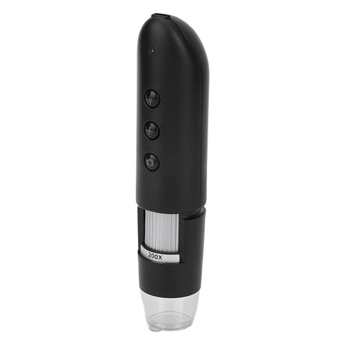 Wireless Digital Microscope, Electric 200X Magnification Portable Handheld Microscopes for Android WiFi for Beauty Chain for Women