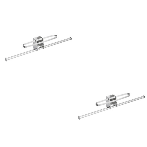 MAGICLULU 2pcs Heavy Duty Clothes Hanger Heavy Duty Clothes Rack Coat Hangers Metal Coat Hanger Multifunctional Organizer Heavy Duty Hangers Hanger Rack Coat Hanger Stand No Punching Shelf