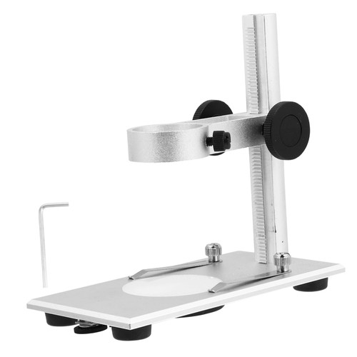 OSALADI Microscope Stand USB Microscope Lifting Base Microscopio Microscope Boom Stand Microscope Lifting Holder Microscope Lifting Support Braces Camera Stand Aluminum Alloy Desktop