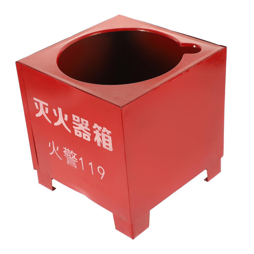 COOLHIYA Fire Extinguisher Base Extinguisher Stand Extinguisher Storage Stand Water Extinguisher Holder Fire Extinguisher Organizer Extinguisher Storage Base Iron Dry Powder Storage Rack