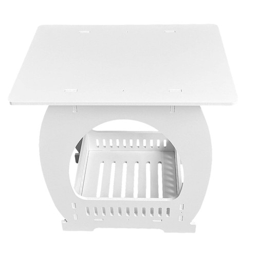 Small Side Table, White Nightstand Coffee End Table, Modern End Stand, Durable Narrow Side Stand Couch, Elegant Bedside Table, Small End Table, Small Narrow Side Table, Skinny End Table