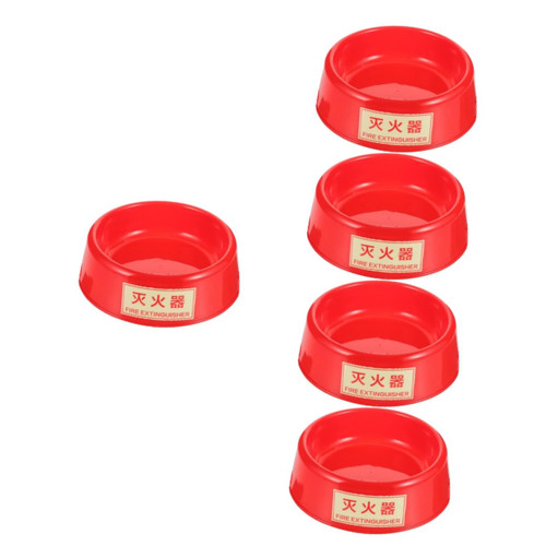 OSALADI 5pcs Fire Extinguisher Stand Kit Car Mount Kickstand Fire Extinguisher Pedestal Extinguisher Holder Luminous Fire Extinguisher Bracket Fire Extinguisher Mount for Truck Plastic
