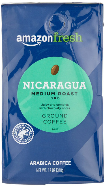 Amazon Fresh Direct Trade Nicaragua Ground Coffee, Medium Roast, 12 Ounce (Pack of 3) Amazon Fresh Direct Trade Nicaragua Ground Coffee, Medium Roast, 12 Ounce (Pack of 3)