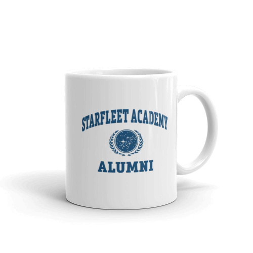 Star Trek Starfleet Academy Alumni White Mug - Officially Licensed - 11 oz