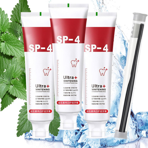 SP-4 Ultra Whitening, SP-4 Ultra Whitening Toothpaste, YAYASHI SP-4 Probiotic Whitening Toothpaste, YAYASHI SP-4, SP-4 Ultra Whitening, SP4 Ultra Whitening, SP 4 Ultra Whitening (3pcs)