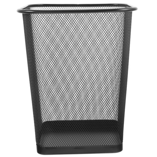 MAGICLULU Garbage Can Trash Can Garbage Waste Basket Waste Paper Basket Toilet Paper Bin Rubbish Bucket Office Table Trash Basket Mesh Waste Basket Recycling Bin Container Box Iron Household