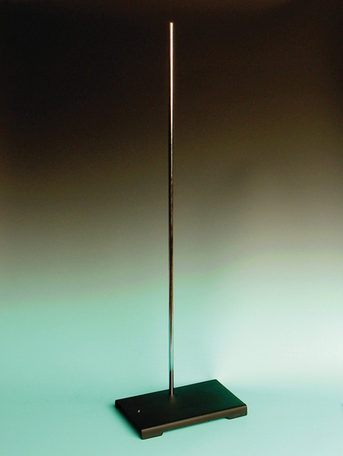 United Scientific SSB6X9-H2 Two Hole Support Stand with Rod, 9" Base Length x 6" Base Width