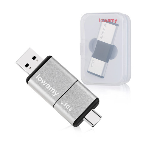64GB Flash Drive USB Flash Drives USB3.1 64GB USB C Flash Drive Thumb Drive USB3.0 USB Flash Drive USB Stick lcwamy USB Type C Flash Drive