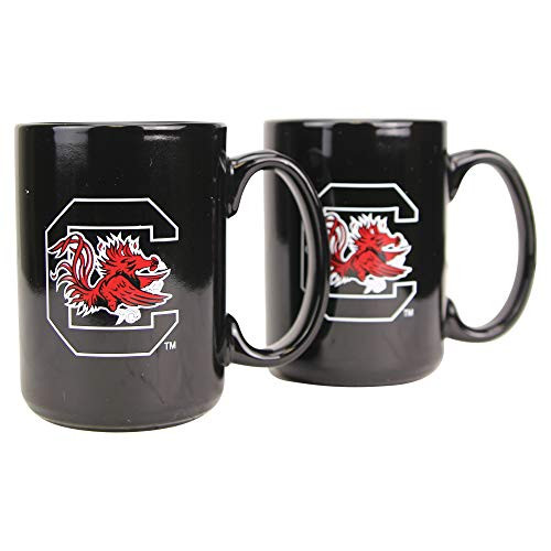 Boelter NCAA Collegiate 15oz Black Out Coffee Mug 2-Pack (South Carolina Gamecocks) Boelter NCAA Collegiate 15oz Black Out Coffee Mug 2-Pack (South Carolina Gamecocks)