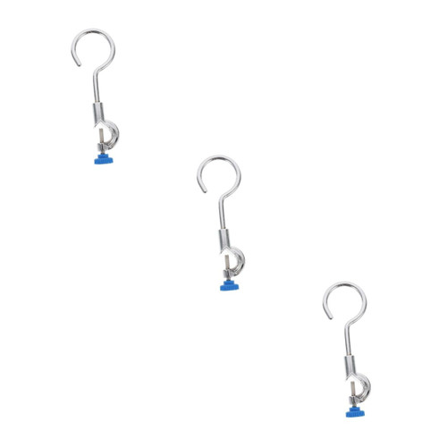 GLEAVI Support Stand Clamps 3 Pcs Support Ring to Rotate Ring Clamp Iron Labs Retort Stand