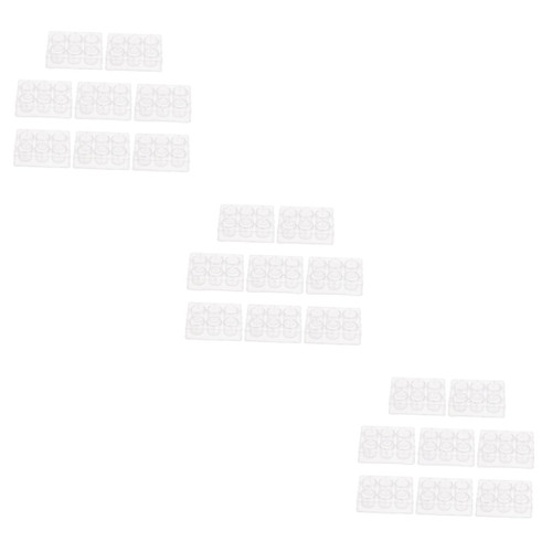 24 Pcs Chemical Experiment Equipment Reaction Plates Hole Reaction Boards Plant Stand Plastic Reaction Plate Experiment Well Plate Laboratory Supplies Reaction Gadget Cell Bracket
