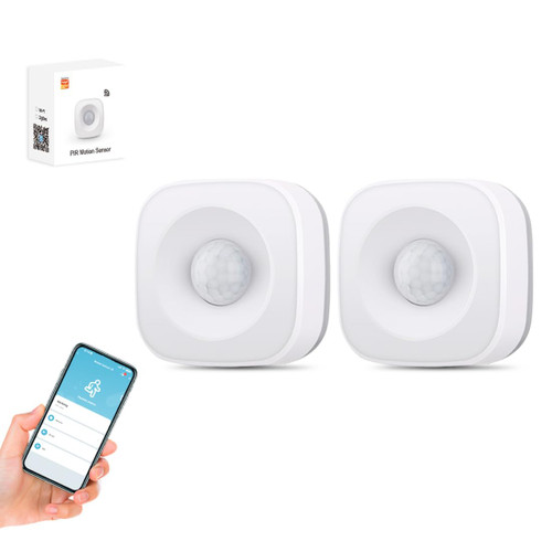 IHSENO PIR WiFi Motion Sensor Tuya Smart Home Sensor with App Alerts Security Alarm Wireless 2.4GHz WiFi Motion Detection Sensor Group Control (2)