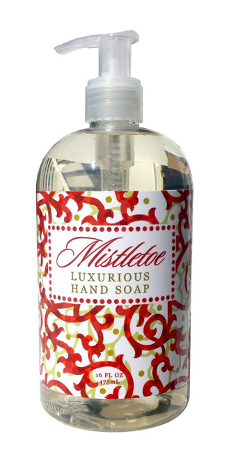 Greenwich Bay MISTLETOE Hand Soap with Shea Butter, Cocoa Butter and Vitamin E 16oz
