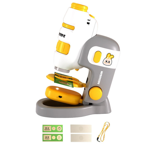 Educational Microscope, Kids Microscope, Kid High Definition Microscope, Led Pocket Microscope, Kid High Definition Microscope, Children Science Microscope Kit for Boys and Girls