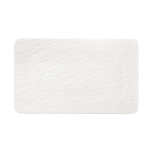 Villeroy & Boch Manufacture Rock Blanc Multifunctional Plate Rectangular Premium Porcelain Dishwasher Safe White Villeroy & Boch Manufacture Rock Blanc Multifunctional Plate Rectangular Premium Porcelain Dishwasher Safe White