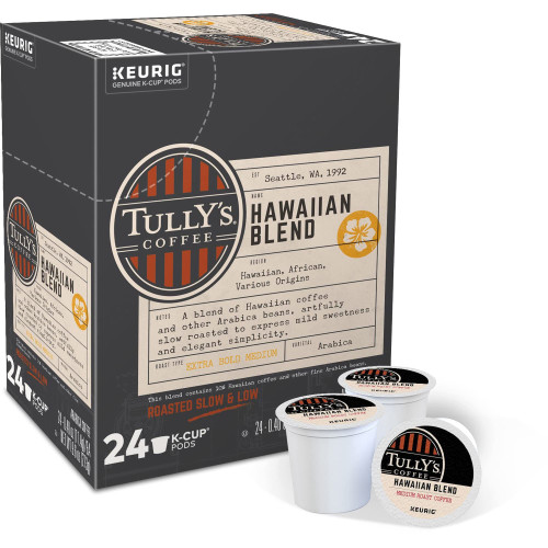 Tully's Coffee Hawaiian Blend, 24 Count