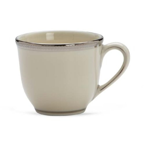Lenox Tuxedo Platinum Ivory China Demitasse Cup