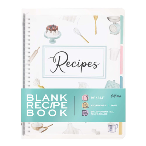Blank Recipe Book To Write in Your Own Recipes 8.5 x 11, Waterproof Recipe Book Holds 300 Recipes, Recipe Binder, Recipe Book Blank, Recipe Notebook, Cookbook Binder, Recipe Journal, Blank Cookbook Blank Recipe Book To Write in Your Own Recipes 8.5 x 11, Waterproof Recipe Book Holds 300 Recipes, Recipe Binder, Recipe Book Blank, Recipe Notebook, Cookbook Binder, Recipe Journal, Blank Cookbook