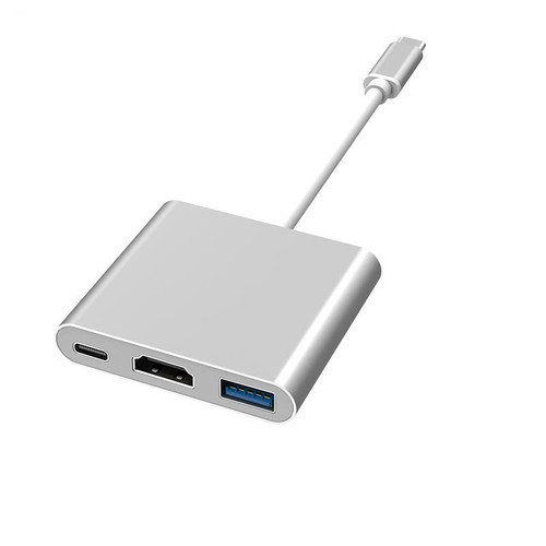 Type-c to USB Docking Station HUB Splitter Converter