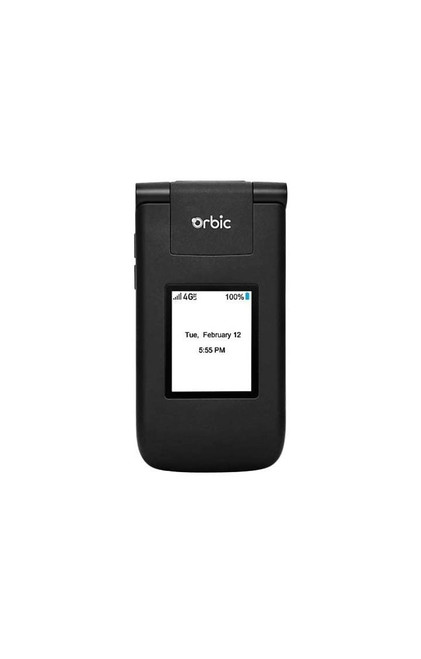 Orbic Journey V Verizon Postpaid 4g LTE 8GB Flip Phone - Black (Renewed)