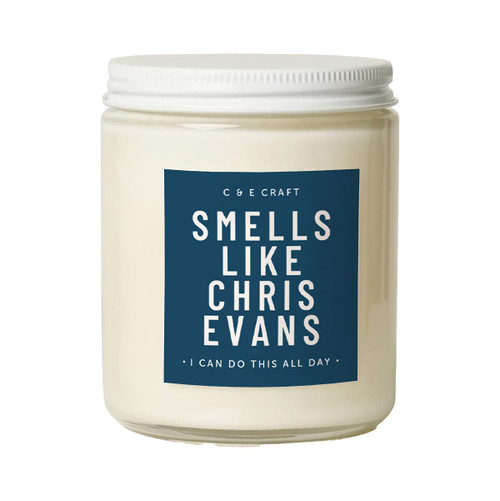 CE Craft - Smells Like Chris Evans Scented Candle - Flannel Pine Soy Wax Candle - Gift for Her, Girlfriend Gift, Pop Culture Candle CE Craft - Smells Like Chris Evans Scented Candle - Flannel Pine Soy Wax Candle - Gift for Her, Girlfriend Gift, Pop Culture Candle