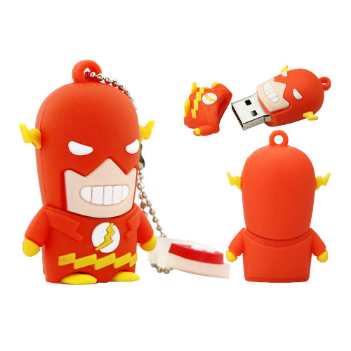 3.0 The Flash Fast Super Hero 32GB USB External Hard Drive Flash Thumb Drive Storage Device Cute Novelty Memory Stick U Disk Cartoon