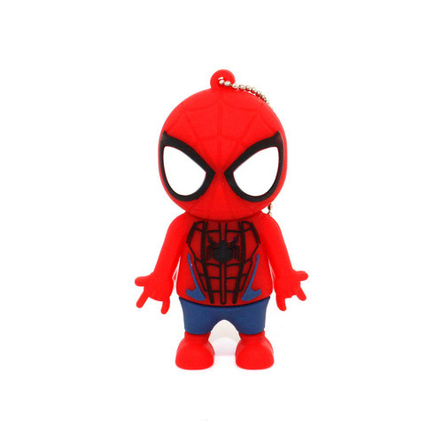 3.0 Spiderman Super Hero 32GB USB External Hard Drive Flash Thumb Drive Storage Device Cute Novelty Memory Stick U Disk Cartoon