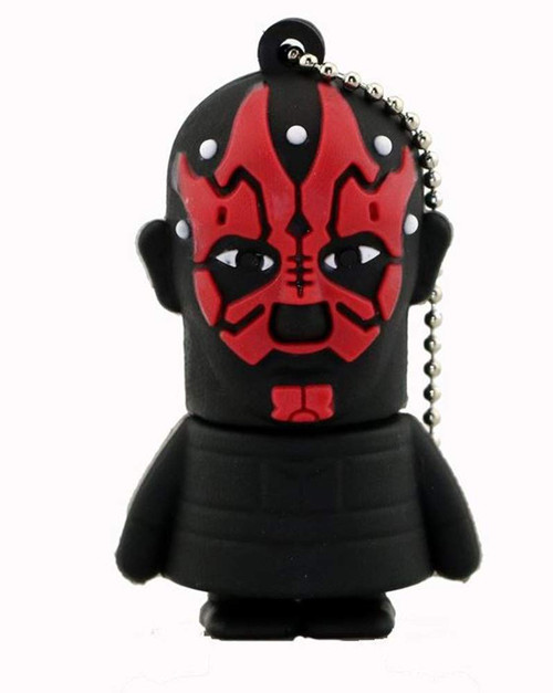 3.0 Darth Maul Star Wars 32GB USB External Hard Drive Flash Thumb Drive Storage Device Cute Novelty Thumb Drive Memory Stick U Disk Cartoon