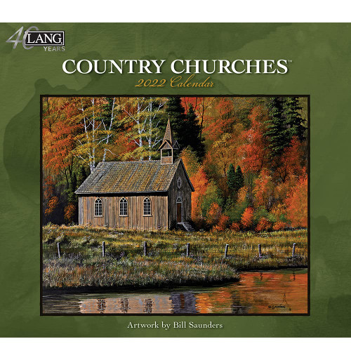 Lang Country Churches 2022 Wall Calendar (22991001904)