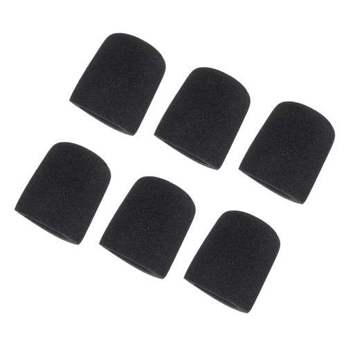 Piutouyar Foam Microphone Windscreen, Microphone Cover for Handheld Microphone,Black(10Pcs)
