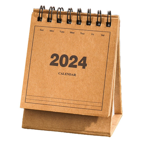 jyibinee 2023-2024 Schedule Calendar Mini Desk Calendar Standing Flip Monthly Planner Making for School Home Office A