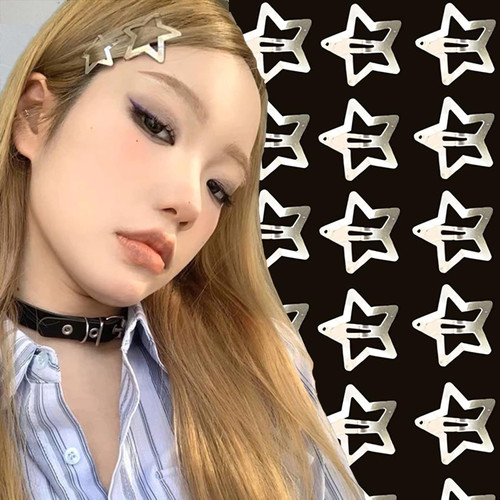 20PCS 1.61" Star Hair Clips Snap Star Hair Accessories Non Slip Star Clips for Girls Women Y2K Accessories Silver Metal Hair Clips Star Hair Barrettes Star Hair Clips for Women Star Hair Clip 20PCS 1.61" Star Hair Clips Snap Star Hair Accessories Non Slip Star Clips for Girls Women Y2K Accessories Silver Metal Hair Clips Star Hair Barrettes Star Hair Clips for Women Star Hair Clip