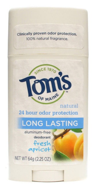 Toms of Maine Deod STK Apricot LNG Lstn