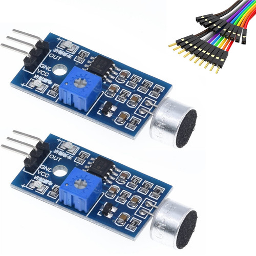 WWZMDiB High Sensitivity Sound Microphone Sensor Detection Module for Arduino AVR PIC ?2Pcs?
