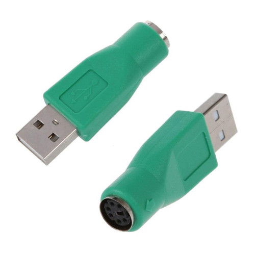 PS/2 Adapter PS/2 Male to USB Female Port Adapter USB Converters for Old Keyboard Mouse 2PCS Keyboard Mouse Adapter
