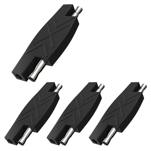 OYMSAE SAE Polarity Reverse Adapter Connectors,4 Pack SAE to SAE Quick Disconnect Connector,for Automotive,Solar Panel Panel SAE Plug(SAE Reverse Connector (4Pack)