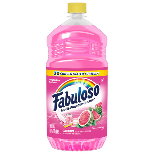 Fabuloso Multi-Purpose Cleaner, 2X Concentrated Formula, Watermelon Scent, 56 oz Fabuloso Multi-Purpose Cleaner, 2X Concentrated Formula, Watermelon Scent, 56 oz