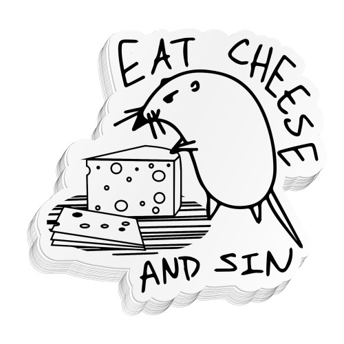 Eat Cheese and Sin Sticker Funny Cheese Sticker Meme Sticker Funny Sticker Car Sarcastic Funny Sticker for Gifts Hard Hat Sticker Funny Waterproof Vinyl Sticker for Water Bottle Tumbler Phone Case Cars Laptops Gifts for Adults Decal Gifts Idea Eat Cheese and Sin Sticker Funny Cheese Sticker Meme Sticker Funny Sticker Car Sarcastic Funny Sticker for Gifts Hard Hat Sticker Funny Waterproof Vinyl Sticker for Water Bottle Tumbler Phone Case Cars Laptops Gifts for Adults Decal Gifts Idea