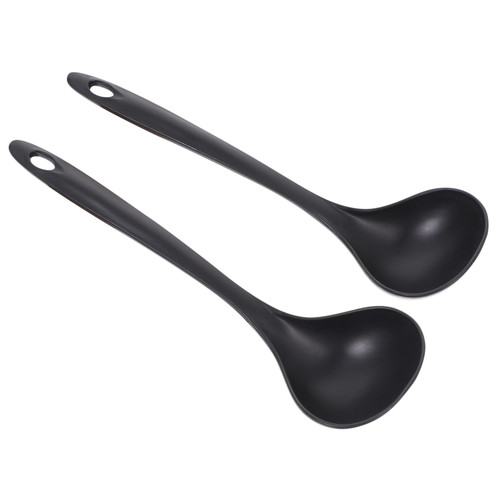 SWOOMEY 2pcs Rice Spoons Soups Spoons Dessert Spoons Rice Cooker Spoon Long Handled Soup Ladle Soup Spoons Large Ladle Kitchen Utensils Cooking Ladle Rice Ladle Scoop Household China