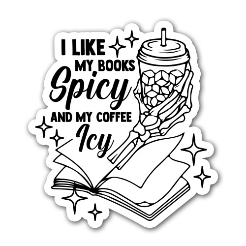 Akira I Like My Books Spicy And My Coffee Icy Sticker, Bookish Stickers, Booktok Sticker, Romance Reader Sticker, Water Assistant Die-Cut Vinyl Decals for Laptop, Phone, Water Bottles, Kindle Stickers Akira I Like My Books Spicy And My Coffee Icy Sticker, Bookish Stickers, Booktok Sticker, Romance Reader Sticker, Water Assistant Die-Cut Vinyl Decals for Laptop, Phone, Water Bottles, Kindle Stickers
