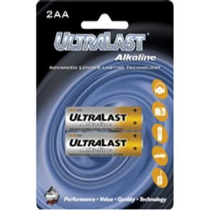 Ultralast ULA2AA ULTRALAST AA ALKALINE 2/ PACK