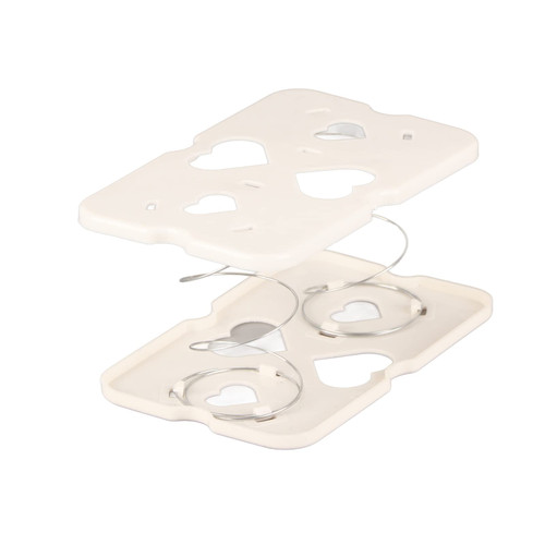 Zerone Tissue Spring Bracket, Tissue Box Spring Support Pusher Lifter Replacement Automatic Lifting Flexible Tray Tissue Spring Bracket Spring Holder Convenient for Kitchen Office Room