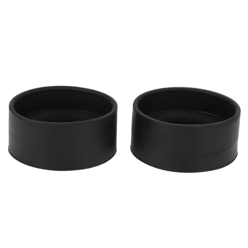 2Pcs 36mm Diameter Rubber Eyepiece Cover Accessory Guards for Stereo Microscope (Oblique Angle) Black (KP-H2 Flat Angle)